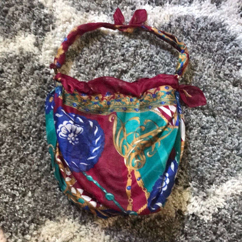 Vintage scarf purse